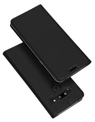 Produktbild von DUX DUCIS Skin Pro Flip Tasche für LG G8 ThinQ schwarz