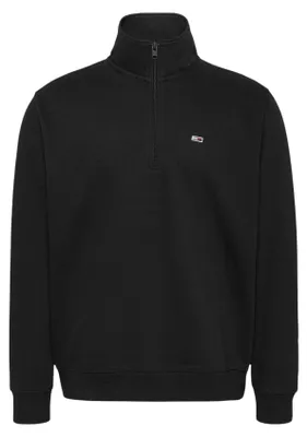 Produktbild von Tommy Jeans - Sweatshirt für Herren, mit kurzem Reißverschluss GT18627 (XXL) (Schwarz)