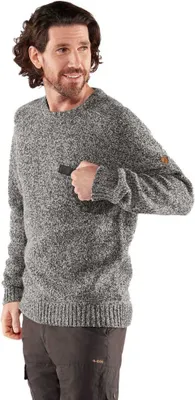 Produktbild von Fjällräven Herren Lada Rundhals-Wollpullover Grey XL