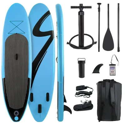 Produktbild von Aufblasbares Stand-Up-Paddle-Board - SUP-Board - Paddelbrett - Wasserbrett - Yogaboard
