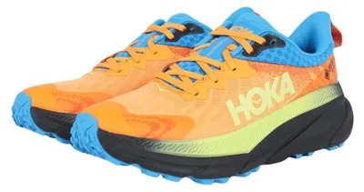 Image de HOKA Challenger 7 GTX, chaussures de course pour hommes, couleur noire / jaune (Solar Flare), taille 44
