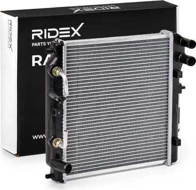 Produktbild von RIDEX 470R0075 Kühler Wasserkühler Motorkühler für HONDA Jazz II Schrägheck (GD, GE3, GE2)