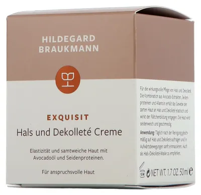 Produktbild von Hildegard Braukmann Exquisit Décolleté Creme (50 ml)