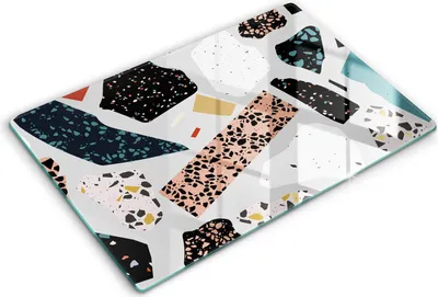 Produktbild von Glasschneideplatte - Herdabdeckplatte - 80x52 cm -Schneidebrett - Spritzschutz -Steinstein