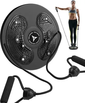 Obrázek produktu pro Balance board Twist Waist Disc – břicho, nohy, boky – madla – cvičební pomůcka pro domácí použití