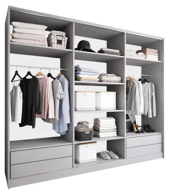 Produktbild von Offener Kleiderschrank MERV K4 270 grau