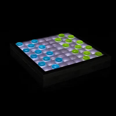 Produktbild von LED-transparentes Damespiel