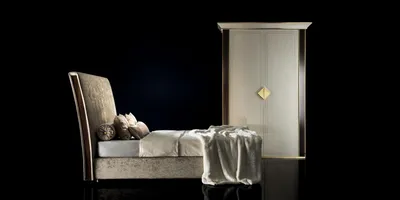 Image de Lit complet Chambre Armoire Set Lits Armoire arredoclassic 2pcs
