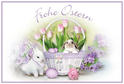 Produktbild von Ostern - Glückwunschkarte im Format 11,5 x 17 cm mit Briefumschlag