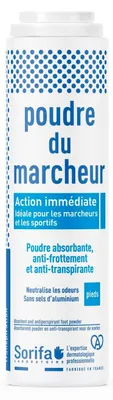 Image de Poudre pour pieds - Absorbante - Anti-transpiration - 100 g - Usage quotidien