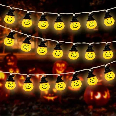 Image de Guirlande lumineuse de 300 cm, 20 LED, étanche, décoration d'Halloween