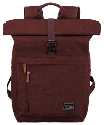 Produktbild von travelite Freizeitrucksack Rucksack mit Laptopfach Basic Rollup Backpack 35L Bordeaux rot