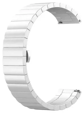 Produktbild von Edelstahl-Uhrenarmband - Für Amazfit Balance - Metallschnalle - Silber