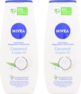 Produktbild von 2 x NIVEA Coconut & Jojoba Oil Pflegedusche je 250ml pH-hautneutral