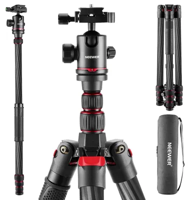 Obrázek produktu pro NEEWER N55CR Vylepšený 80,7palcový karbonový stativ/monopod pro fotoaparát