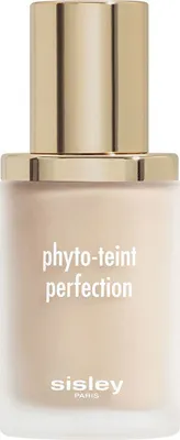 A close-up studio shot of a foundation bottle.