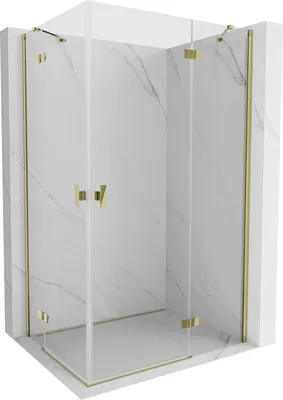 Immagine prodotto di Mexen Mist-H Duo cabina doccia a battente destra 70 x 85 cm, trasparente, oro - 8A5-070L-085P-50-00