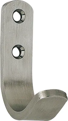 Produktbild von Mantelhaken Macoba Breite 18 mm, Höhe 66,5 mm, Edelstahl gebürstet