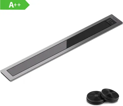 Produktbild von Klarstein Dunstabzugshaube 90cm, Downdraft-Dunstabzugshaube Abluft, 680m³/h Luftstrom, 3 Geschwindigkeiten, Touch Controls, Booster Modus, Versenkbare Abzugshaube 90cm, Dunstabzugshauben für Küche