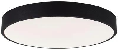 Produktbild von Brilliant G80821/76 Filiz Deckenleuchte 49cm Metall/Kunststoff/Textil schwarz/weiß LED integriert