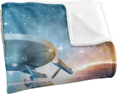 Obrázek produktu pro Star Trek - "Final Frontier" deka, hedvábná, superměkká TV23645 (jedna velikost) (modrá/barevná)