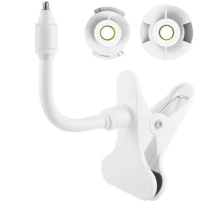 Produktbild von 360°drehbare Baby-Monitor-Halterung,Überwachungskamera-Ständer, 1/4-Zoll-Gewinde,kompatibel mit allen Marken,Baby-Monitoren,Sicherheitskameras,Webcams