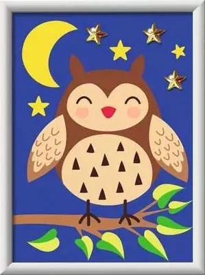 Produktbild von Ravensburger Cute Owl, Guss-/Mal-Set für Kinder, 7 Jahr(e), Mehrfarbig