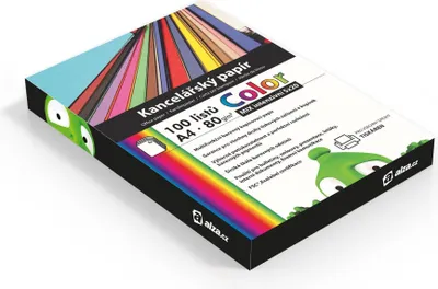 Produktbild von Alza Color A4 MIX intensiv 5x 20 Blatt