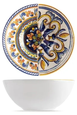6er-Set Steinzeug-Schalen Positano 16 cm, spülmaschinenfest