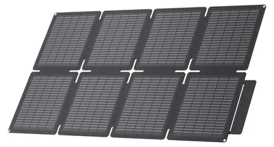Produktbild von 60W Solarpanel - Faltbares Solar Ladegerät - 3 Anschlüsse USB-C USB-A DC - IP67 Wasserdicht - Monokristallin 24 % Wirkungsgrad - Tragbar Für Camping