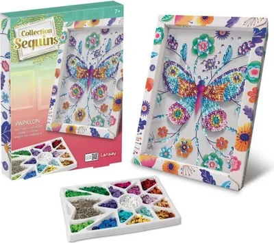 Immagine prodotto di Lansay - Farfalla artistica in paillettes