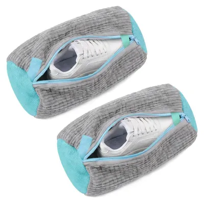 Produktbild von 2er-Set Schuhwaschbeutel Mikrofaser 39x19 cm Weiß