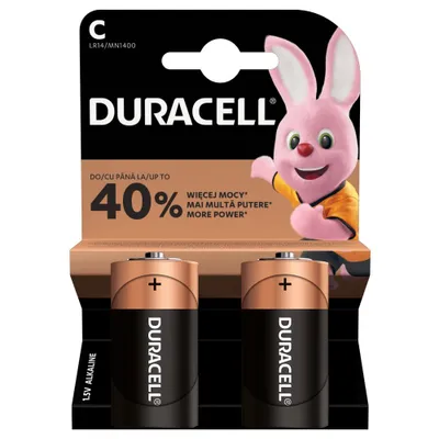 Produktbild von Duracell 2 LR14 C Einwegbatterie Alkaline