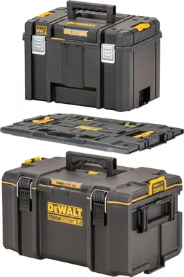 Produktbild von DeWALT DWST08017-9 TSTAK Kofferset - ToughSystem 2.0 - 3-in-1 Adapter