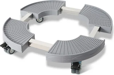 Produktbild von Jayseuw Pflanzenroller Blumenroller Untersetzer Mobiler Grau