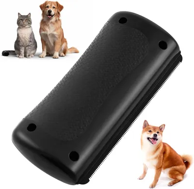 Produktbild von Bürste zur Tierhaarentfernung, ergonomischer Griff, kompakt, für Hunde und Katzen