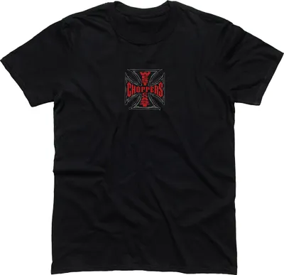 Obrázek produktu pro WCC West Coast Choppers Tričko Cross Solid Black-3XL