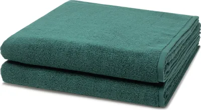 Produktbild von Ross Sensual Skin 2 X Duschtuch im Set Walkfrottee aus Baumwolle 500 g/m², Gewebte Bordüre, Viele Farben erhältlich