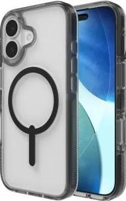 Zdjęcie produktu dla ZAGG Santa Cruz Snap, Pokrowiec, Apple, iPhone 17, 16 cm (6.3"), Czarny, Przezroczysty