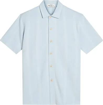 Produktbild von Ben Sherman - Hemd für Herren, Strukturiert, Piqué BK119 (S) (Hellblau)