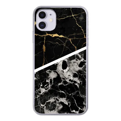 Produktbild von MuchoWow® Handyhülle Schutzhülle Hülle für iPhone 11 Marmor - Gold - Luxus Silikon Softcase Handy Hülle - Handytasche