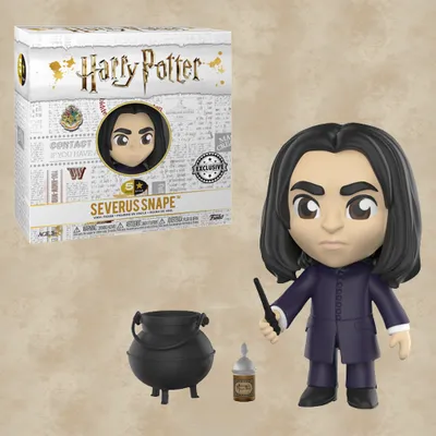 Produktbild von Funko 5 Star Harry Potter – Severus Snape Exklusive Figur, 8 cm