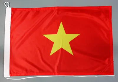 Produktbild von Bootsflagge Vietnam 30x45 cm Motorradflagge Bootsfahne