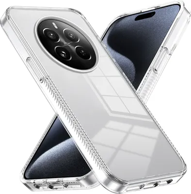 Produktbild von Hülle für Realme 12 Pro Rutschfest Kristallklare Stoßfeste TPU Bumper Handyhülle Transparent