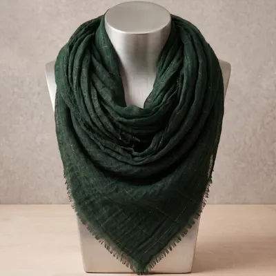 Obrázek produktu pro Elegantní zelený šátek AM-40440 - Stylový doplněk pro každou příležitost KP40440