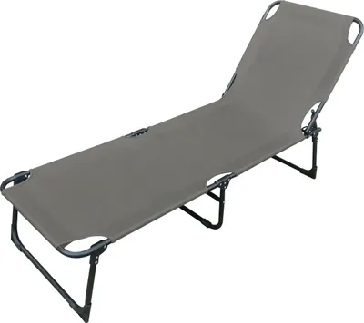 Gartenliege grau L188xB57xH30cm