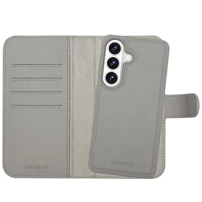 Productafbeelding van Selencia Olyn Uitneembare Bookcase met MagSafe voor de Samsung Galaxy S26 - Grijs