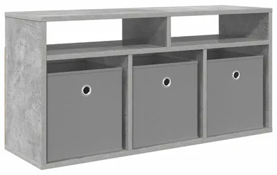Produktbild von vidaXL Lowboard mit Schubladen Beton Grau 87 x 27,5 x 43 cm