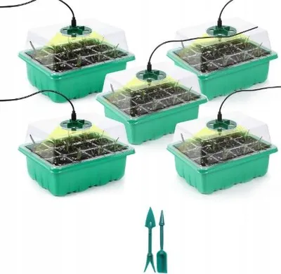 Obrázek produktu pro MINI GLASSROOM LED 5x Světla 5x USB skleník Nastavitelné větrání DISTRIBUCE