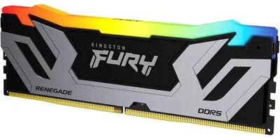 Immagine prodotto di Kingston FURY Renegade RGB - DDR5 - modulo - 24 GB - DIMM 288-PIN - 4200 MHz / PC5-67200 - CL40 - 1,45 V - non bufferizzato - on-die ECC - nero e argento